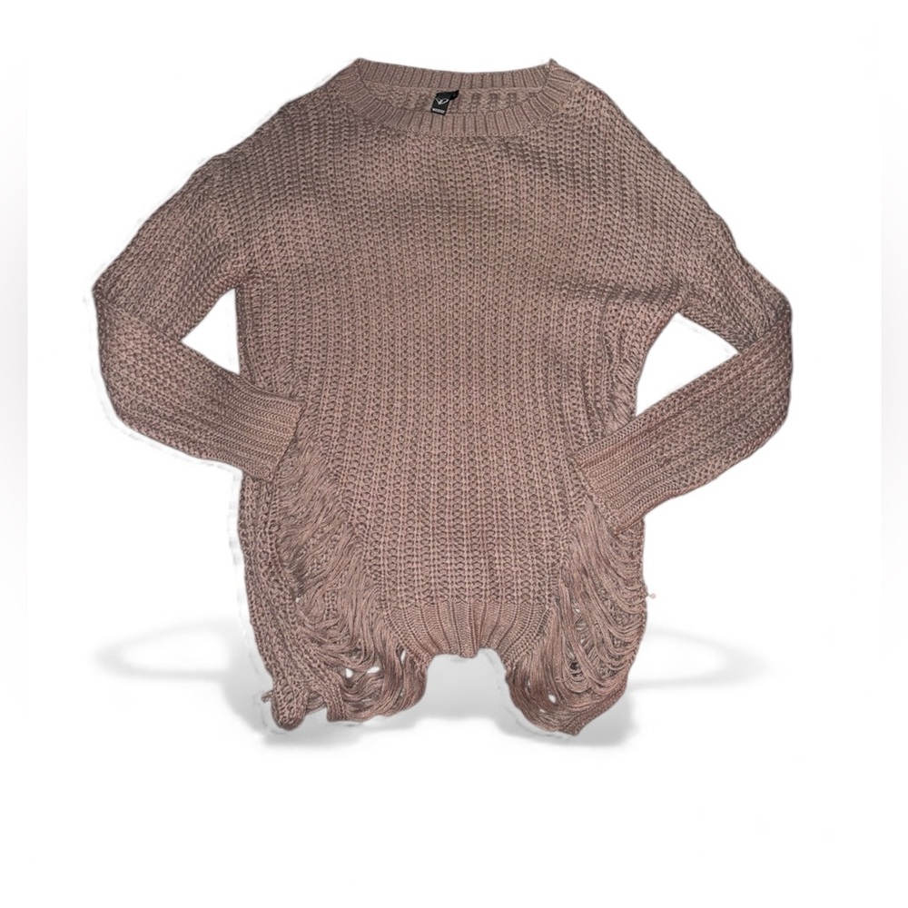 Windsor Oversized Destructed Knit Sweater